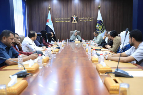 هيئة التخطيط والتنظيم بالانتقالي تناقش تقارير مستوى اداء إداراتها خلال الشهر المنصرم