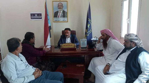 رئيس تنفيذية انتقالي أبين يستقبل فريق منظمة مساعدات الشعب النرويجي NPA