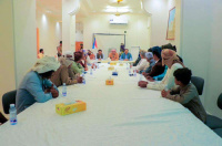 رئيس الجمعية الوطنية يلتقي مشايخ نهد ومرة والصيعر