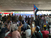 استجابة لدعوة انتقالي حضرموت.. أبناء المحافظة يدشّنون مخيم اعتصام شعبي واسع بالمكلا