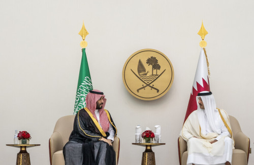 بيان سعودي قطري مشترك في ختام زيارة الأمير تميم للمملكة