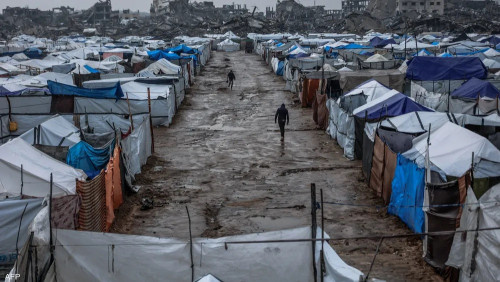 منخفض جوي في غزة.. مقتل 13 جراء البرد الشديد وانهيار المباني