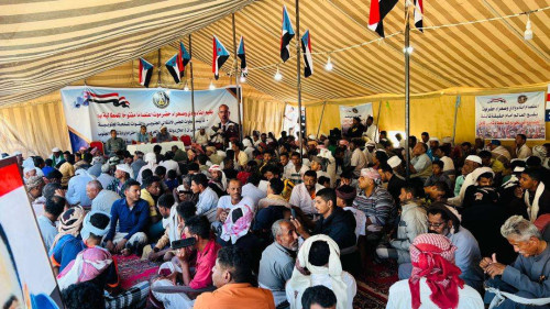 مخيم الاعتصام المفتوح بسيئون يشهد ندوة عن شهداء الثورة الجنوبية