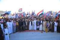 قبائل من المهرة ويافع وشبوة تنضم إلى ساحة الاعتصام الشعبي المفتوح بمدينة الغيضة