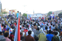 مسيرة جماهيرية حاشدة في سيئون تأكيدًا على التمسك بمطلب إعلان الدولة الجنوبية