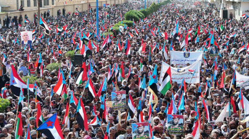 مليونية جماهيرية حاشدة في شبوة دعمًا للقوات المسلحة الجنوبية والمطالبة بإعلان دولة الجنوب العربي