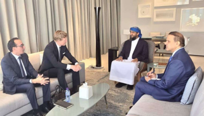 المحرّمي يلتقي المبعوث الأممي هانس غروندبرغ