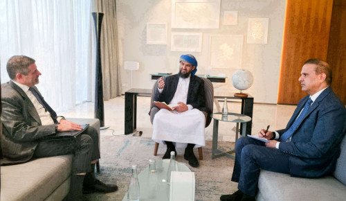 المحرمي يلتقي سفير الولايات المتحدة الأمريكية ستيفن فاجن