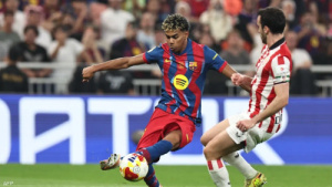 برشلونة يدك شباك بلباو بخماسية ويبلغ نهائي سوبر إسبانيا