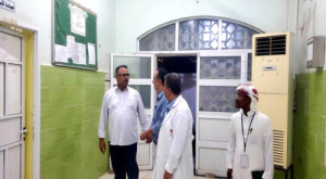 تدشين المخيم الطبي المجاني في مديرية التواهي