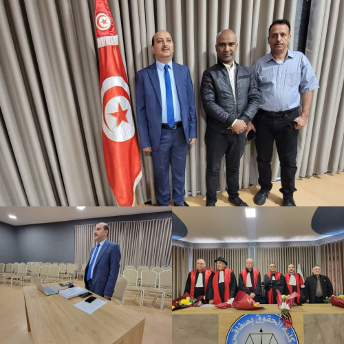 الدكتوراه في القانون بتقدير مشرّف للسياسي والباحث فهد ثابت الداعري