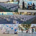 مبادرة العبيدي توزع السلة الغذائية على الأسر المحتاجة في عدن