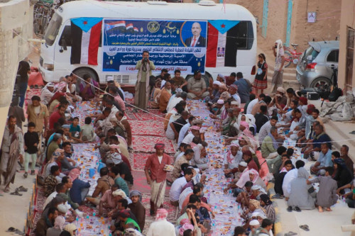 برعاية الرئيس الزُبيدي.. انتقالي حورة ووادي العين يقيم أمسية رمضانية ومأدبة إفطار جماعي