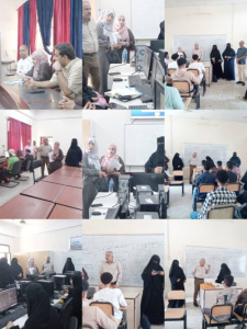 مدير عام مكتب التعليم الفني بعدن يتفقد سير العملية التعليمية بمعهدي "المعلا" و "البحري"