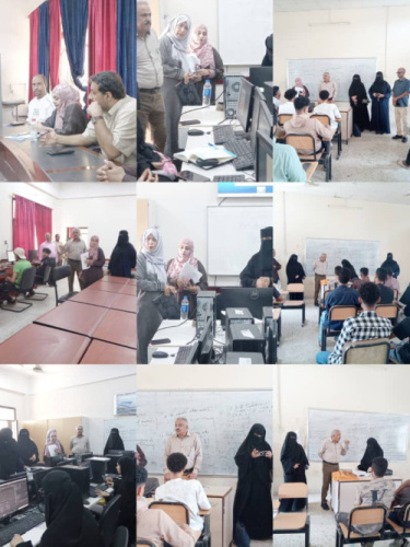 مدير عام مكتب التعليم الفني بعدن يتفقد سير العملية التعليمية بمعهدي "المعلا" و "البحري"