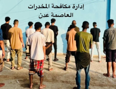 إدارة مكافحة المخدرات تطيح بعدد 12 متهم في 10 قضايا مخدرات بالعاصمة عدن