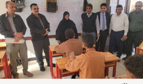 مدير عام المنصورة يدشن امتحانات النقل بمدارس المديرية