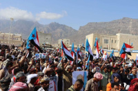 سقطرى تحيي الذكرى التاسعة لإعلان عدن بفعالية جماهيرية حاشدة لتجديد التفويض للرئيس الزُبيدي